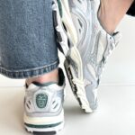 Mizuno Sneakers Donna Bianca Argento E Verde Linea Running