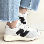 New Balance 370 Sneakers Donna Bianca E Nera