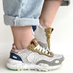 Satorisan Chacrona Laser Sneakers Donna Forata Grigia