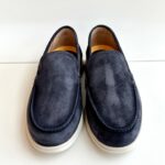Ambitious Mocassino Uomo In Crosta Blu
