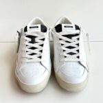 Crime London Sk8 Deluxe Sneakers Uomo Bianca Con Linguetta Camouflage