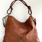Campomaggi Ebano Borsa A Spalla Donna In Pelle Cognac