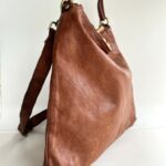 Campomaggi Ebano Borsa A Spalla Donna In Pelle Cognac
