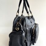 Campomaggi Borsa a Bauletto Donna in Pelle Nera