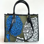My Best Bag Atena Mini Shopping Donna Verde Con Stampa Serpente