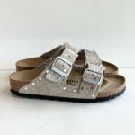 Birkenstock Arizona Rivet Donna In Camoscio Taupe