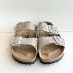 Birkenstock Arizona Rivet Donna In Camoscio Taupe