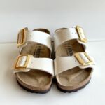 Birkenstock Sydney Cushion Buckle Donna Graceful Pearl White