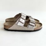 Birkenstock Arizona Donna In Birko Flor Graceful Taupe