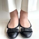 Frau Ballerina Donna Bicolore Panna E Nera