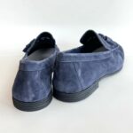 Frau Mocassino Uomo In Camoscio Blu