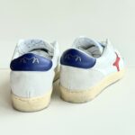 Ama Brand Sun Sneakers Uomo Bianca Rossa E Blu