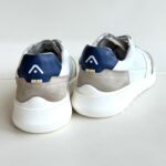 Ambitious Sneakers Uomo Bianca Beige Con Micro Fori