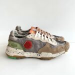 Satorisan Chacrona Linen Sneakers Uomo Grigia E Marrone