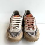 Satorisan Chacrona Linen Sneakers Uomo Grigia E Marrone