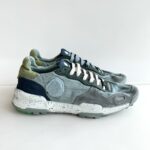 Satorisan Chacrona Linen Sneakers Uomo Petrolio