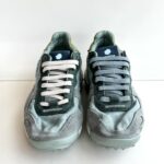 Satorisan Chacrona Linen Sneakers Uomo Petrolio