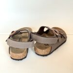 Birkenstock Milano As Bambino In Birki Buc Mocca con Velcro