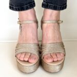 Emanuelle Vee Sandalo Donna In Tessuto Intrecciato Corda Con Plateau