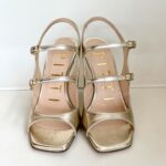 Matteo Pitti Sandalo Donna Oro Con Tacco Alto