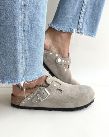 Birkenstock Boston Donna Rivet Taupe