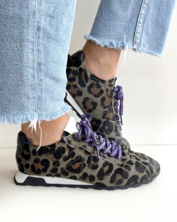 Ash Kill Bill Sneakers Donna In Cavallino Leopardato Military