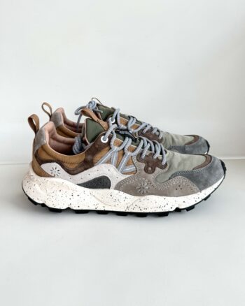 Flower Mountain Yamano Sneakers Uomo Grigia E Marrone