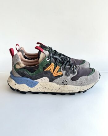 Flower Mountain Sneakers Uomo Marrone Grigia E Camouflage