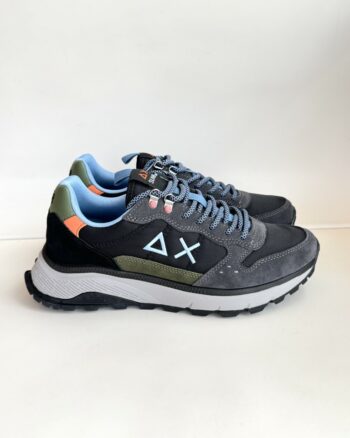 Sun 68 Sneakers Uomo Nera Stile Trekking