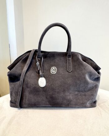 Ash Jacqueline Borsa A Mano Donna In Camoscio Marrone/ Grigio