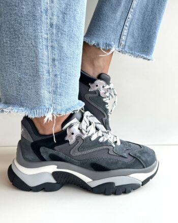 Ash Addict Sneakers Donna Grigia E Nera