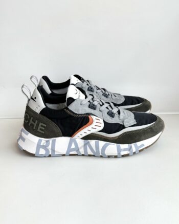 Voile Blanche Club Sneakers Uomo Nera Verde E Grigio