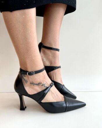 Matteo Pitti Decolletèe Donna Con Laccetti Nera