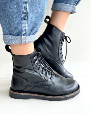 Birkenstock Bryson Scarponcino Donna In Pelle Nera