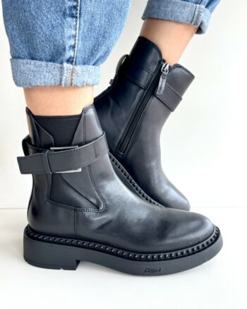 Ash Margot Tronchetto Donna In Pelle Nera