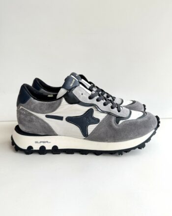 Ama Brand Super Run Sneakers Uomo Grigia