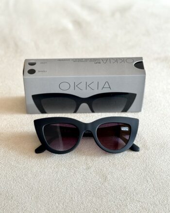 Okkia Claudia Occhiali Donna Cat Eye Nero
