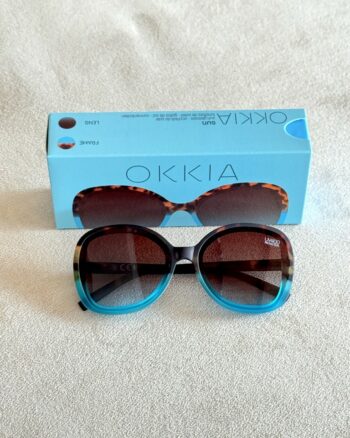Okkia Anna Occhiali Donna Butterfly Havana E Blue