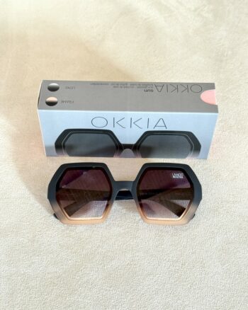 Okkia Emma Occhiali Donna Bicolore Black Shaded Rose