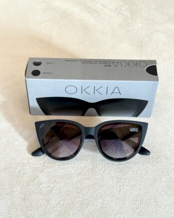 Okkia Silvia Occhiale Donna Gatto Lite Nero