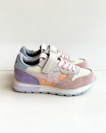 Sun 68 Sneakers Bambina Beige E Multicolore