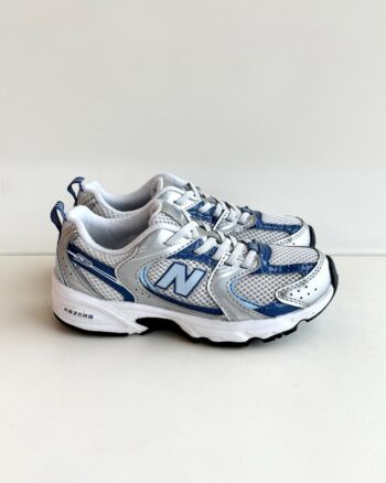 New Balance 530 Sneakers Bambino Argento E Azzurra