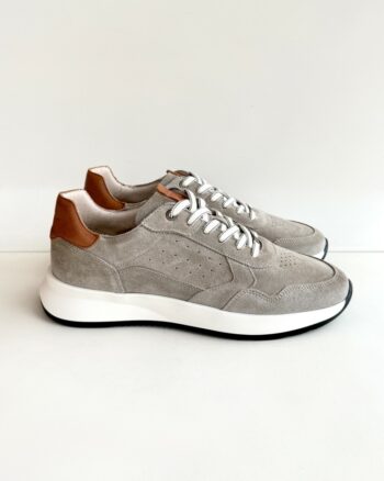 Ambitious Sneakers Uomo In Camoscio Sfoderato Taupe