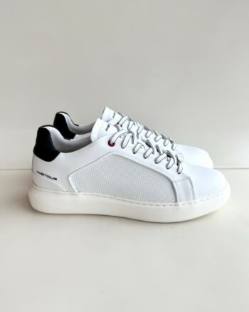 Ambitious Sneakers Uomo Bianca Con Effetto Micro Fori