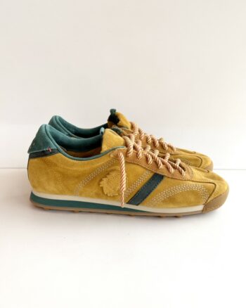 Satorisan Stardust Suede Sneakers Uomo In Crosta Giallo Senape