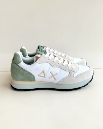 Sun 68 Tom Sneakers Uomo Bianca E Verde