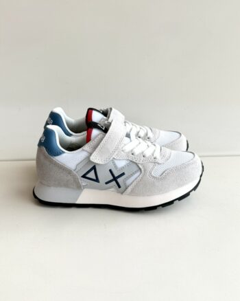 Sun 68 Sneakers Bambino Bianca E Celeste
