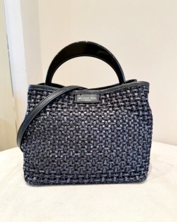 My Best Bag Ingrid Borsa A Mano Donna In Rafia Nera