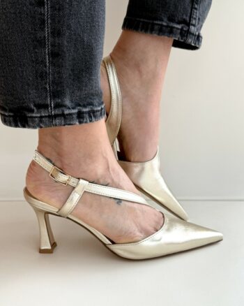 Matteo Pitti Chanel Donna Con Laccio Trasversale Laminato Platino