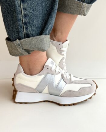 New balance 327 Sneakers Donna Panna Beige E Argento